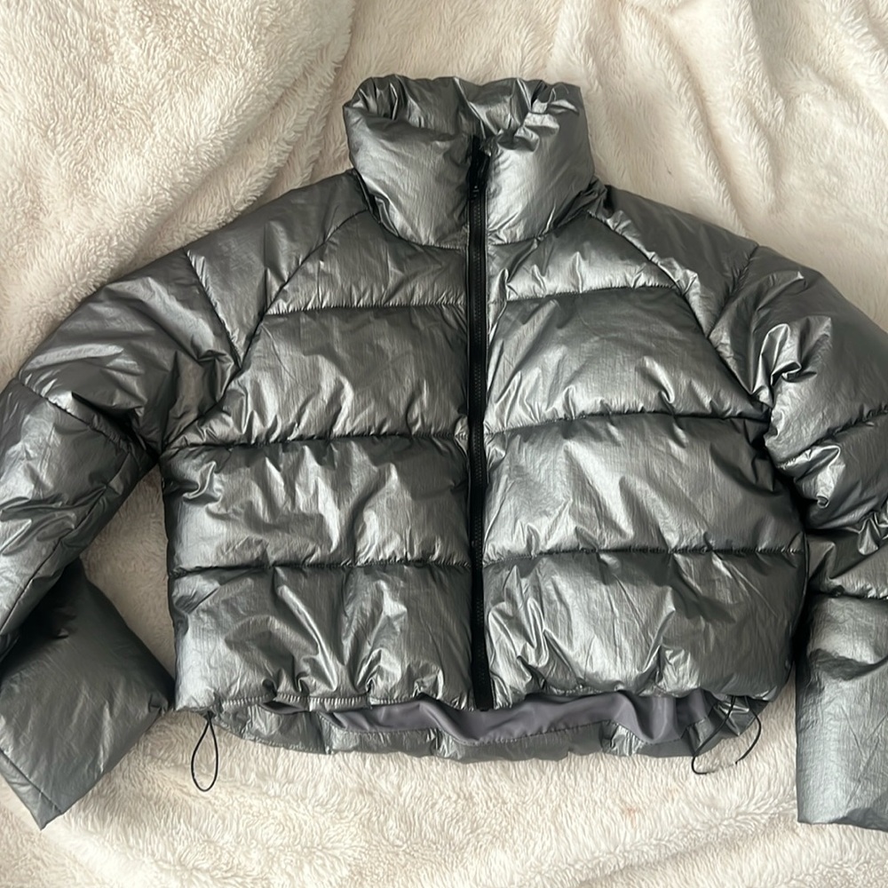 Forever21 metallic puffer